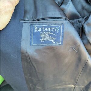 Burberry's Porsum Navy Suit Blazer Sz 44